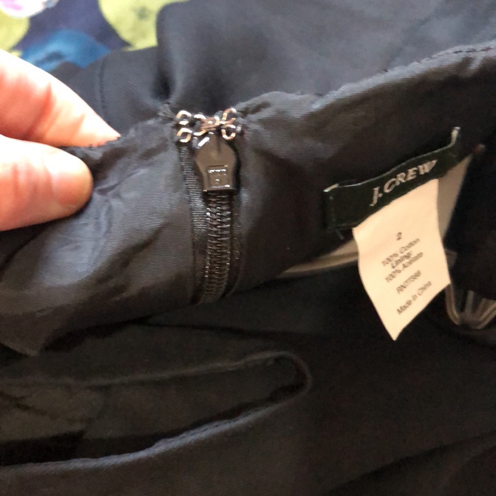 J. Crew Women’s Black Lined Dress - Picture 4 of 5